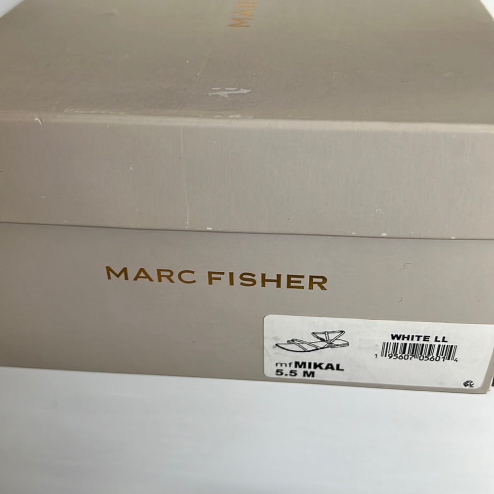 Marc Fisher  Mikal sandal. Size 5.5 White